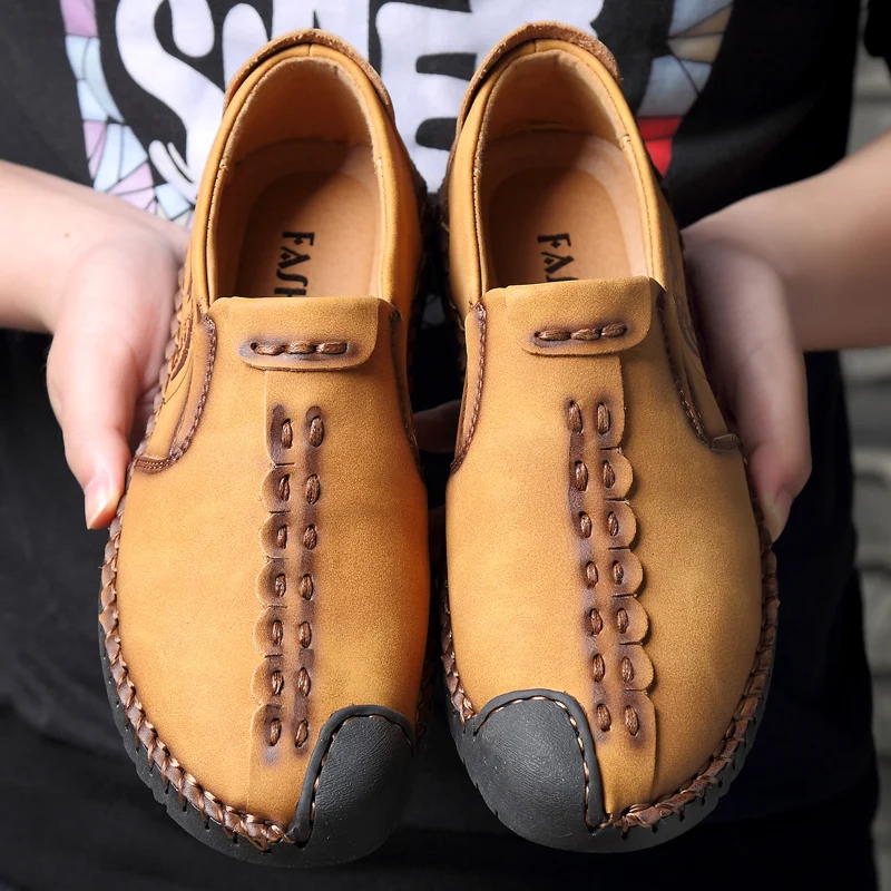 

Big Size 38-47 Men Casual Shoes Breathable Loafers Men Shoes Slip-on Footwear Walking Driving Shoes Flats Moccasins Shoes