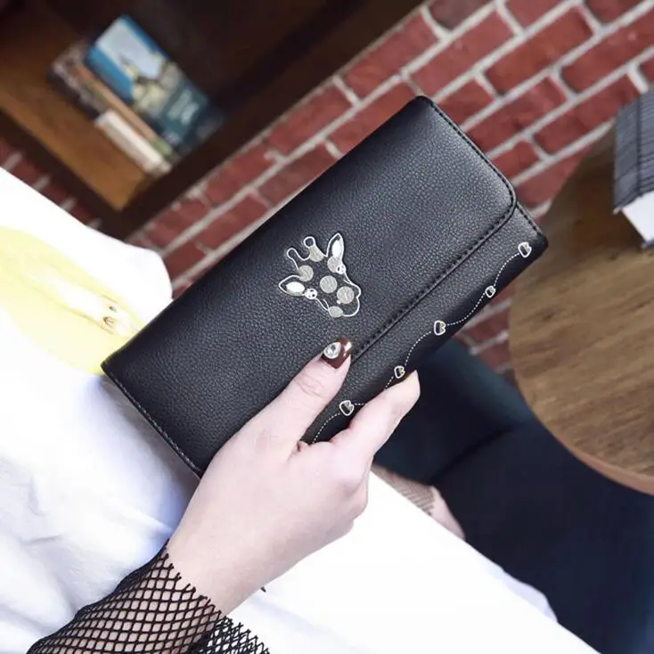 Kopen Vrouwen Portefeuilles PU Portemonnee Vrouwelijke Purse Lange Portemonnees Houders Portemonnee Hasp Mode Vrouwen Portefeuilles En Portemonnees