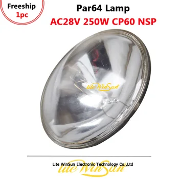 

Litewinsune AC28V 250W Par 64 Lamp Bulb Par Can 64 3200K CP60 Series Connection Blinder Audience Replace Lamp Source