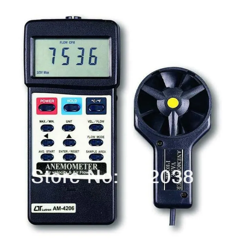 

Lutron AM-4206 Airflow & Air Velocity Anemometer