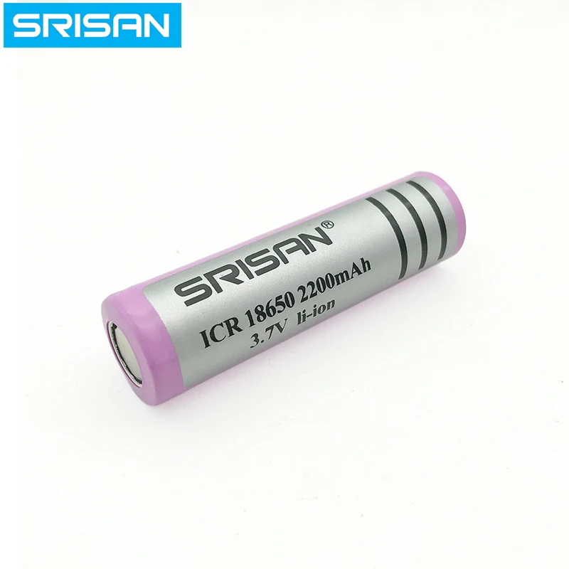 

4PCS ICR18650(NOT AA) 3.7v li-ion lithium rechargeable battery 100% enough 2200mAh Capacity 18650 T6 Led Flashlight Power bank