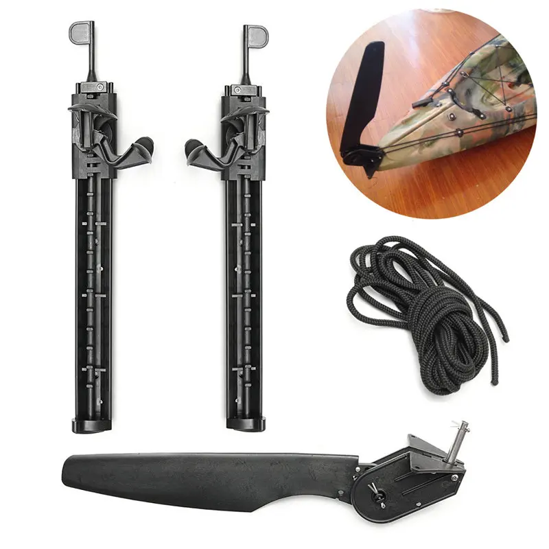 

Top Quality Water Sports New Rudder Watercraft Fishing Boat Kayak Canoe Foot Braces Pedal Pegs Accessory Pool & Accessories