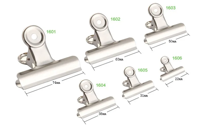 12 штук в упаковке 63 мм Большой бульдог клипы металлические зажимы Binder Бумага клип Picture держатель канцелярские привязки поставки