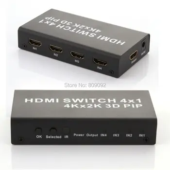 

HDMI 1.4b 4 in 1 Switch With Picture-in-Picture (PIP) Function HD 4k*2K 3D PIP Switcher Converter