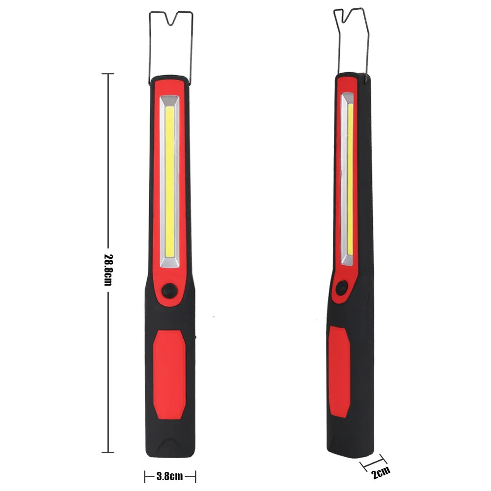 Портативный прожектор рабочий свет 2в1 перезаряжаемый светодиодный COB Кемпинг Рабочая лампа для досмотра ручной фонарик Магнитный#30