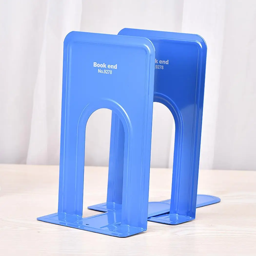 

Durable Anti-Skid Office Home Bookend Stand White, Pink, Green, Blue, Black Book Support Shelf Home,