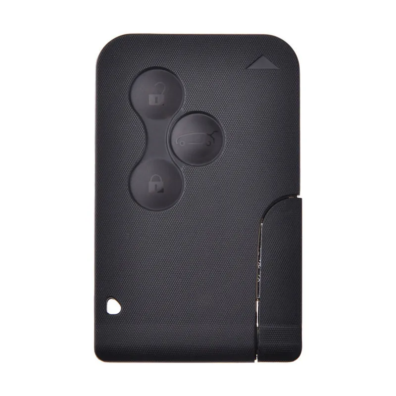 

1 PC Car Remote Key 3-Button Smart Card For Renault Megane Scenic Smart Card with Uncut Key Blade 434Mhz ID46 Chip