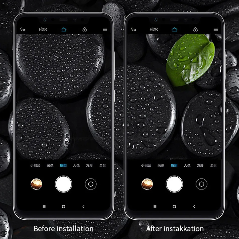 P smart 2019 lens film glass 09