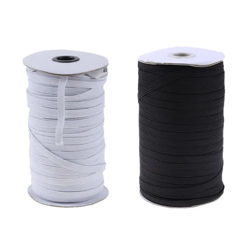 Kopen 100yds Naai Kleding Accessoires Handgemaakte Latex Hoge Elastische Dunne Platte Rubber Band Taille Riem Huishoudtextiel Gereedschap Drop Verzending