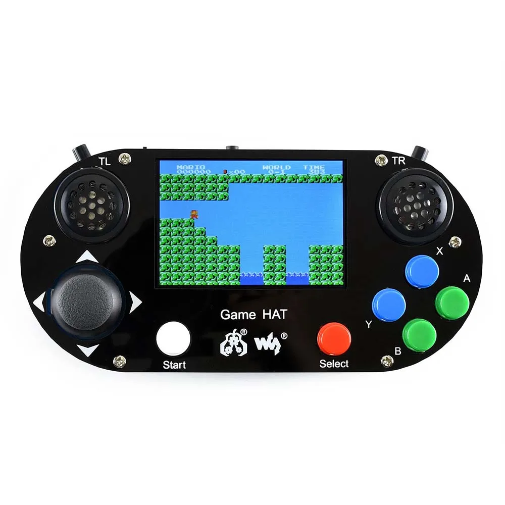 Игровая консоль/игровая шляпа для Raspberry Pi A +/B +/2B/3B/3B +, 3,5 дюймов ips экран, 480*320 пикселей. 60 кадров, встроенный динамик, разъем для наушников