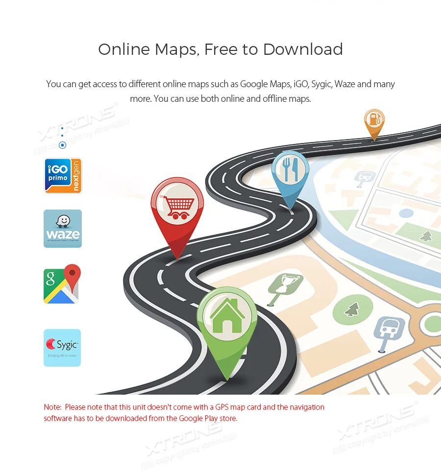 Top 7" Android 8.1 OS Car DVD Multimedia GPS Radio for Ford Fusion 2006-2011 & S-Max 2006-2011 & Transit 2006-2008 & Focus 2005-2007 16