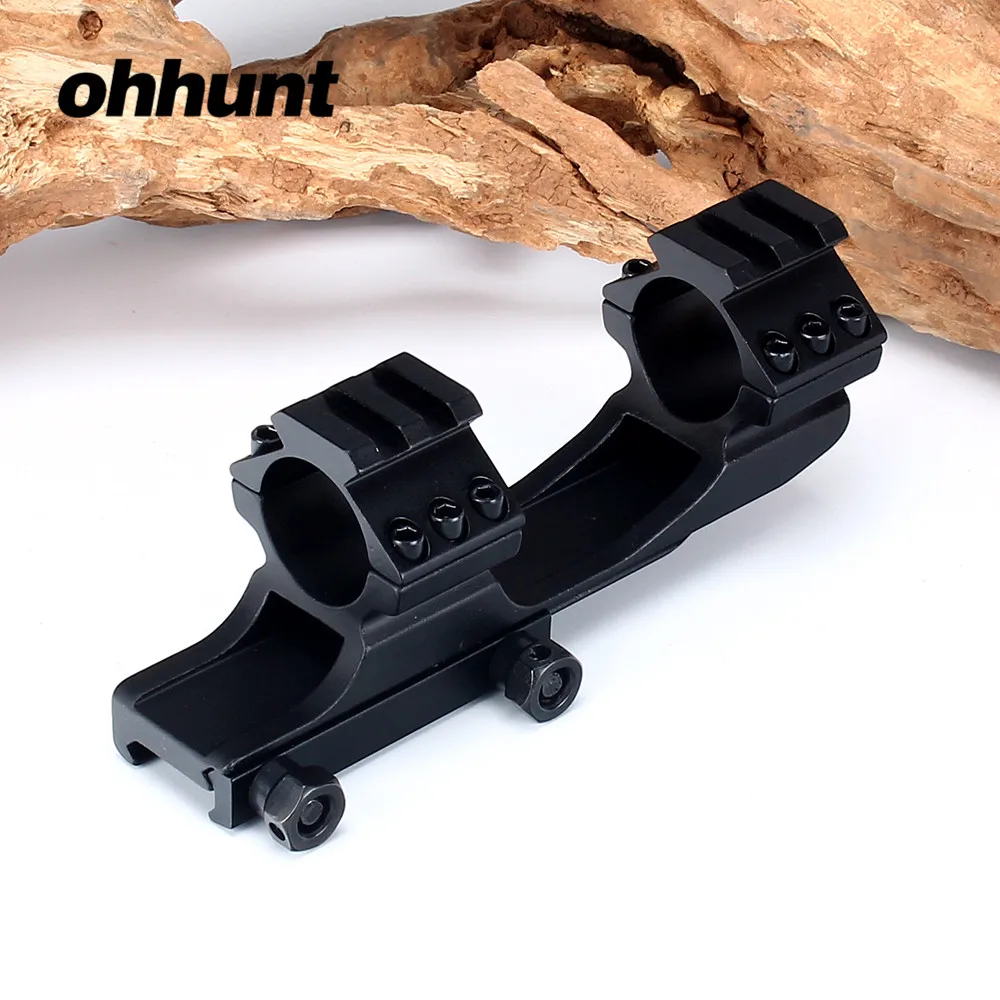 Tactical 25.4mm One Piece Tri Weaver Picatinny Rails Cantilever Rings For Hunting Rifle Scope