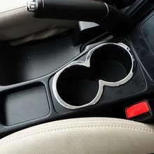 Left-driving ABS Chrome Cup Holder For Mitsubishi For Pajero Sport 2014 Interior Decoration Auto Accessories