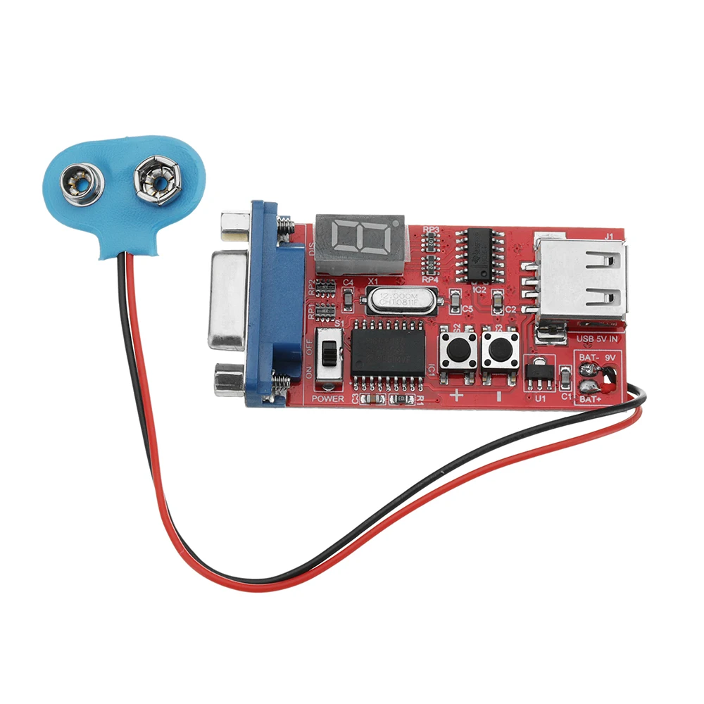 

1PC Portable VGA Signal Generator Module LCD Screen Test Module With 15 Different Signals DC 9V
