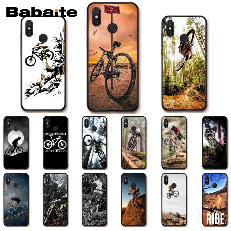 

Babaite Amazing mountain bike Bicycle MTB design PhoneCase for Xiaomi MiA1 A2 lite F1 Redmi 6A 4X 5Plus S2 Note7 Redmi Note4