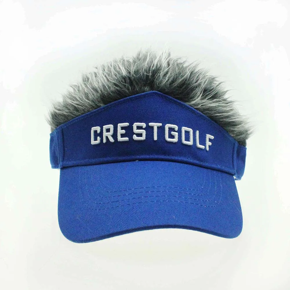 CRESTGOLF Регулируемая поддельная Кепка для гольфа мужская шляпа парик/волосы бейсбольная кепка для гольфа с несколькими цветами - Цвет: Style 1