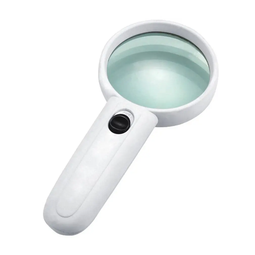 2 LED Light 4X Magnifying Glass Lens Handheld Mini Pocket Microscope Reading Jewelry Loupe Top Quality Magnifiers | Инструменты