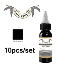 OuXinLi 10 шт./компл. Перманентный профессиональный тату чернила краска тату косметический инструмент Набор для бровей