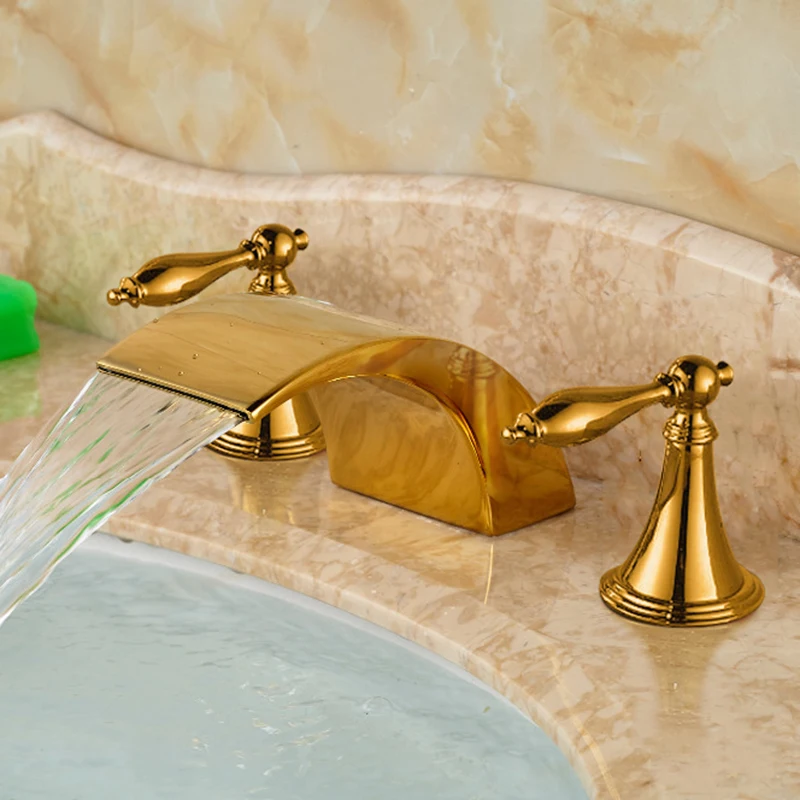 gold faucet