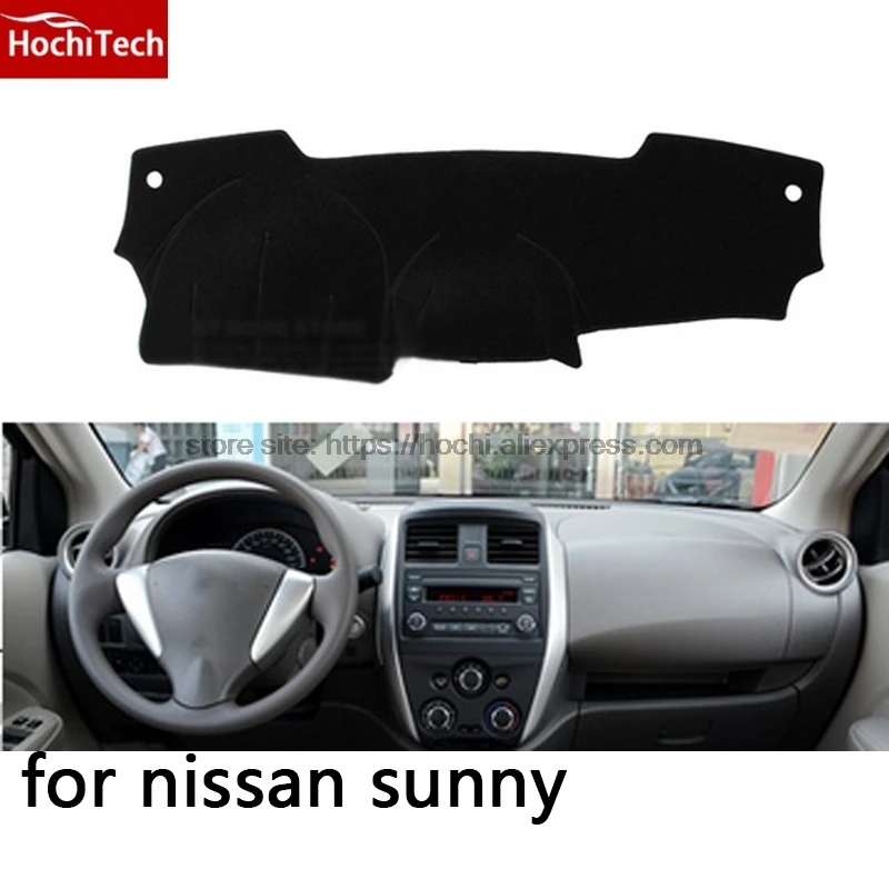 HochiTech для Nissan sunny 2011- коврик на приборную панель защитная накладка тент Подушка Photophobism коврик аксессуары для стайлинга автомобилей - Название цвета: type 1