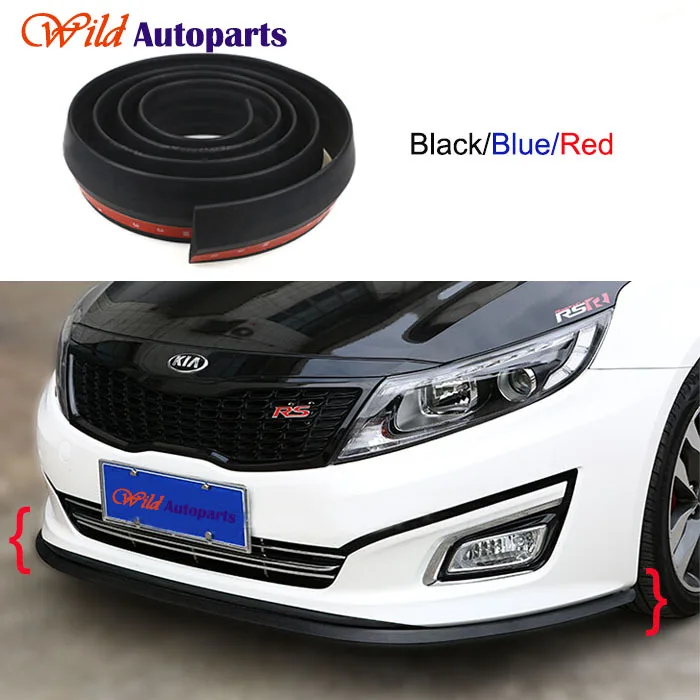 Sport Black/Red/Blue Front Bumper Guard Protector ...