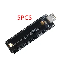 5 шт. 18650 батарея держатель V3 развитию Совместимость с малиновый пирог PI 3 В защита от перезаряда в