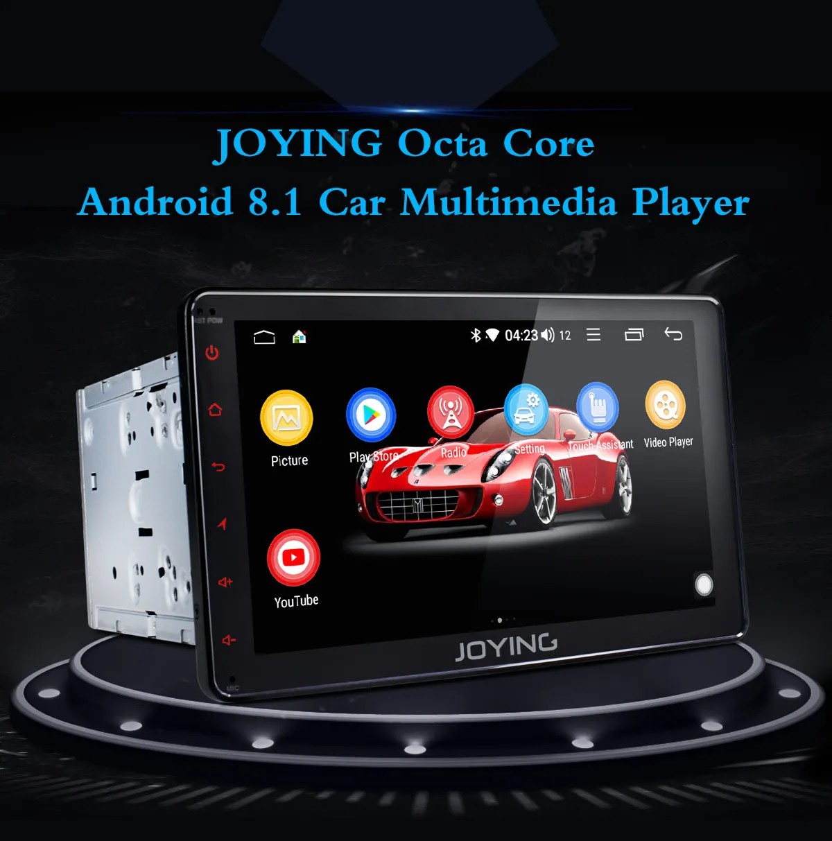 Top 8 Core Joying 4G+32G ROM 2 Din Android 8.1 Universal Car Audio Player Stereo Radio With GPS WIFI Navigation Head Unit SWC TPMS 0