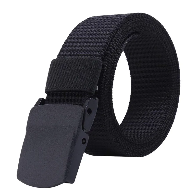 Man Women Automatic Nylon Belt Buckle Military Fans Tactical Canvas Waistband for women men Fashion Accessory 40FE0607