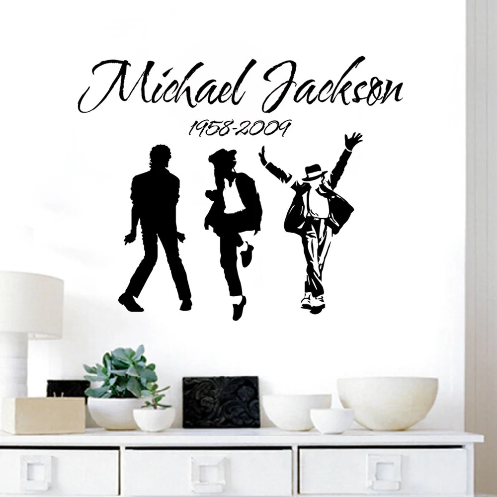 hot sale home decor wall stickers michael jackson wall decals vinyl stickers home decor living room - Home Decor For Sale hot sale home decor wall stickers michael jackson wall decals vinyl stickers home decor living room - Home Decor For Sale