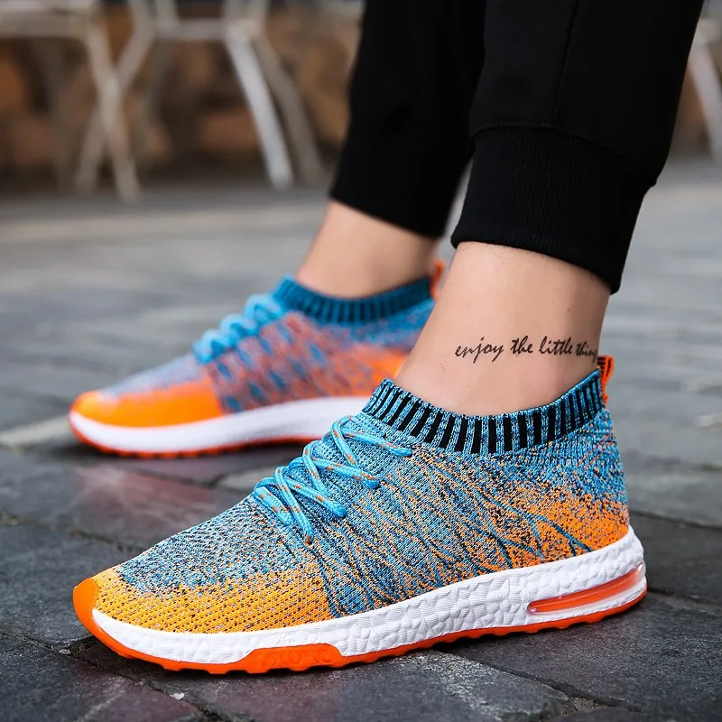 

Mens Designer Sneakers Running Shoes Men Trainers Breathable Men Gym Shoes Breathable Boys Athletic Shoes Men Sock Sport Shoes
