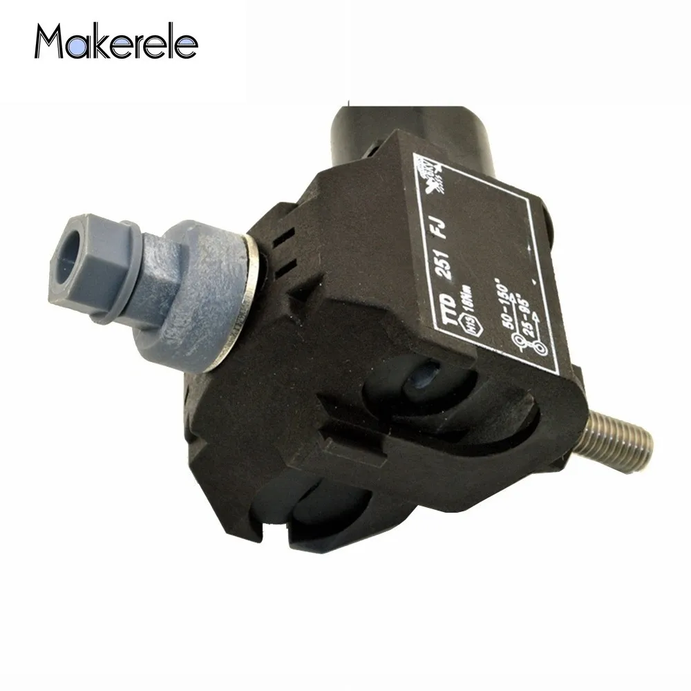 

MK-IPCTTD251FJ Insulation Piercing Connector Piercing Connector Low Voltage Black IPC Insulated Plastic For ABS Cable