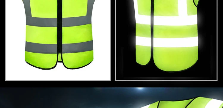 Унисекс светоотражающий жилет высокая видимость детская безопасность костюмы Мульти Карманы флуоресцентные одежда уличная Рабочая Бег