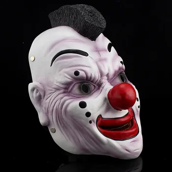 

Resin Clown Mask Slipknot Joey Cosplay Mask Scary Movie Mask Adult Full Head Fancy Costume Party Masquerade Halloween Props