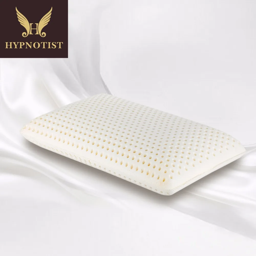 Подушка HYPNOTIST Talalay из натурального латекса с вентилируемым наполнителем из латексной пены, контурная средняя здоровая подушка, стандартный размер