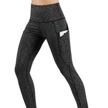 

2019 High Waist Athleisure Fitness Leggings Black Women Spring Casual Work Out Leggings skinny Work Pants Sexy Pocket