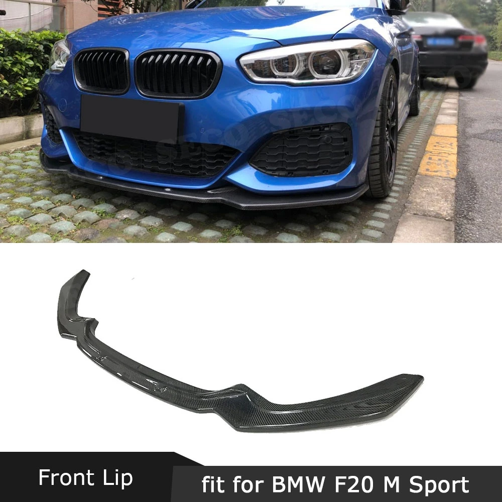 Передний бампер из углеродного волокна для F20, спойлер для BMW 1 серии F20 M Sport Hatchback, автомобильный Стайлинг