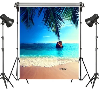 

LB Polyester & Vinyl Tropical landscape Sea Beach Reef Backdrops Background For Photography Studio Backdrop Photo Props Decor