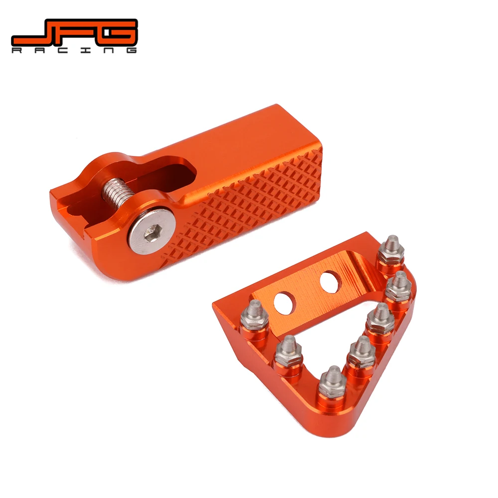 Мотоцикл ЧПУ задний тормоз рычаг переключения передач педаль шаг совет для KTM Заводские серии SXF XCF 250 350 450 SX125 SX150 EXC - Цвет: Orange
