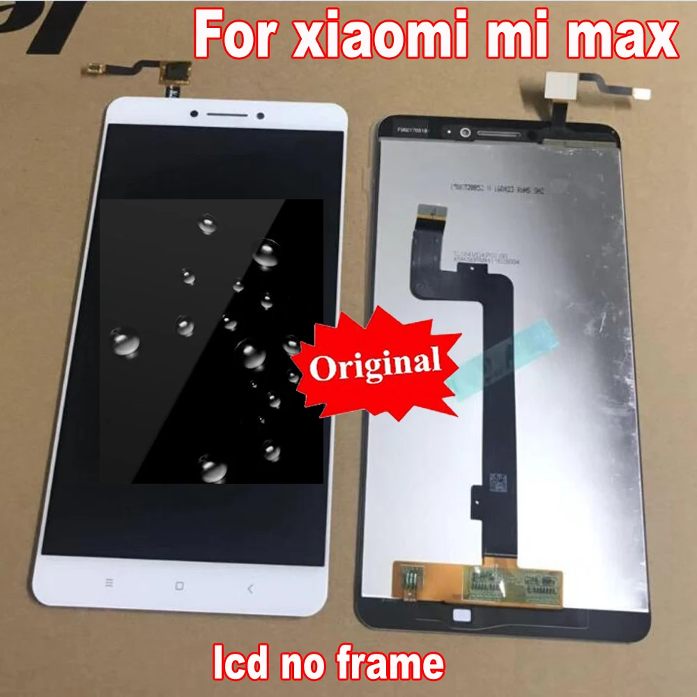 

Original Best For Xiaomi Mi Max 1 max LCD Display + Touch Screen Digitizer Assembly with frame Mobile Replacement parts