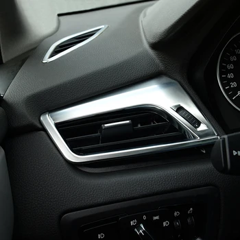 

2x Chrome Front Side Air Vent Outlet Frame Cover Trim For BMW 2 Series Active Tourer F45 2016