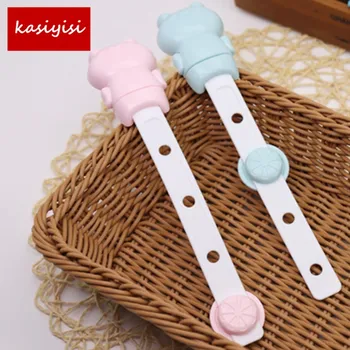 

4Pcs/lot Flexible Security Multi Function Drawer Lock Children Safety Lock Baby Door Lock Door To Door Lock