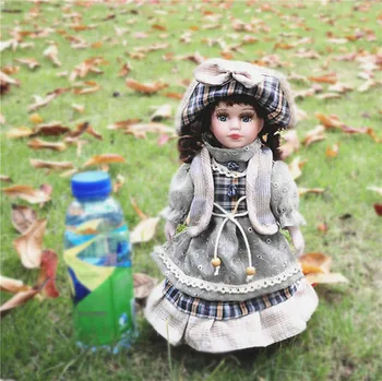 

Height 30cm Russia Movie Character Manual characters European Porcelain doll Bedroom personality Doll birthday knot Girl gifts