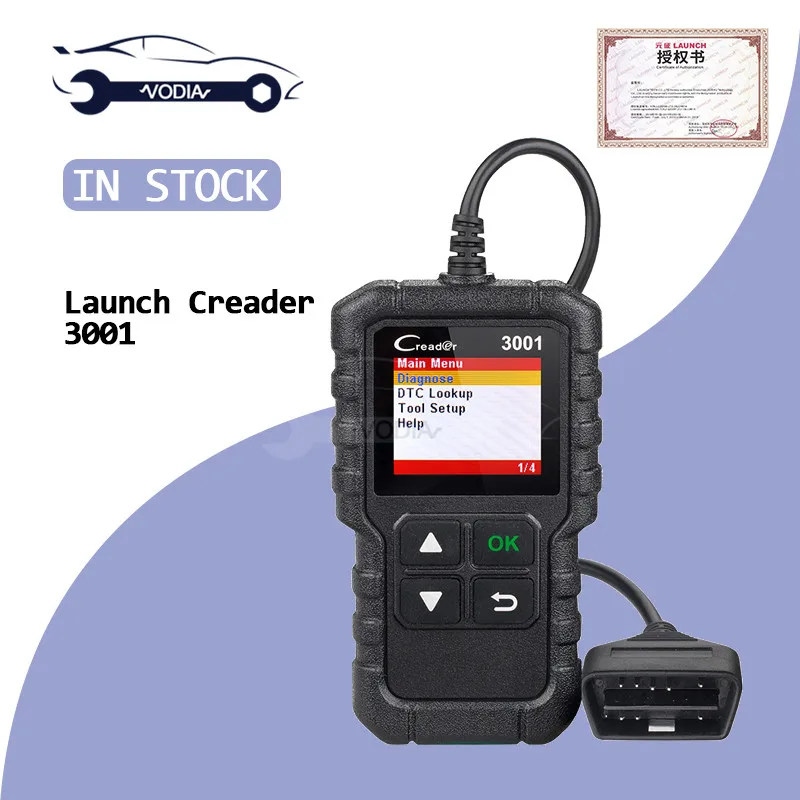 

New LAUNCH X431 Creader 3001 Full OBD2 OBDII Code Reader Scan tools CR3001 OBD 2 Car Diagnostic Scan tool Multi-languages