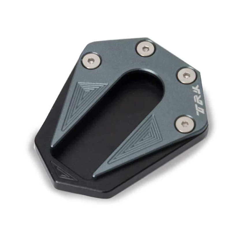 Motorcycle Aluminum Alloy Foot Kickstand Extension Pad Plate Side Stand Enlarger for Benelli Trk 502