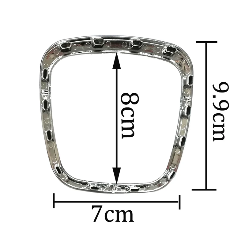 ABS Руль Накладка эмблема в центре стикером лого, ободковый корпус, аксессуары для Audi A4 B8 B6 B7 A3 8P S3 A6 C6 Q7 Q5 A5