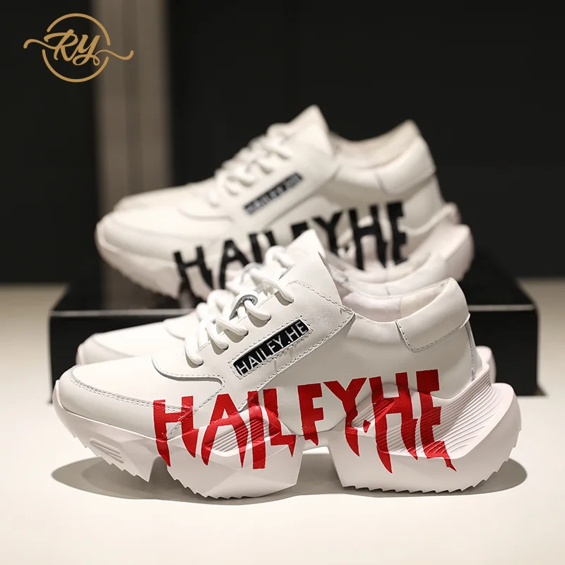 

RY-RELAA women's sneakers genuine leather shoes designer shoes women luxury harajuku slip on shoes for women brand shoes women