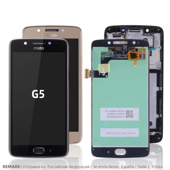 

Original Display For Motorola Moto G5 Display LCD Touch Screen with Frame For Moto G5 Display LCD Digitizer Replacement XT1676