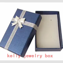 12 шт./лот, Королевский синий цвет, 5x8x2,5 см, ювелирный набор, коробка, ожерелье/серьги/кольца, коробки, Подарочная коробка для упаковки ювелирных изделий