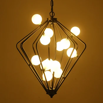 

The simple art creative pendant lamp glass ball bubble lamp room pendant lights Beanstalk American personality FG841