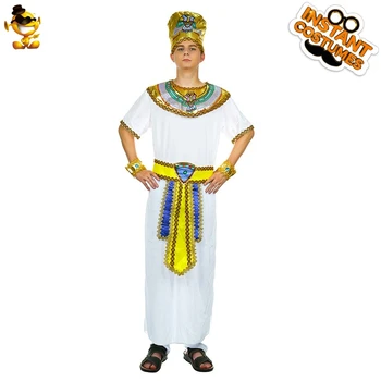 

Adult Men's King of Egypt Prince Costume Fancy Dress in Carnival Halloween Party Role Play Egyptian Costume